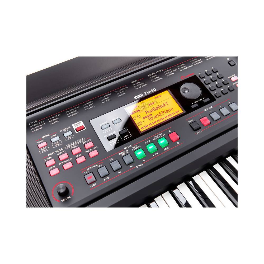 Korg EK-50L 61 toetsen keyboard