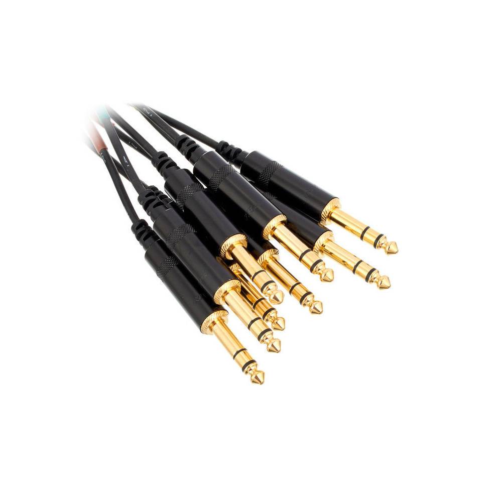 Cordial CML8-0MV3C Intro multikabel 8x XLR male - 8x 6.3mm TRS jack 3m