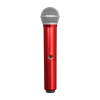 Shure behuizing voor BLX2-SM58 en BLX2-Beta58A rood