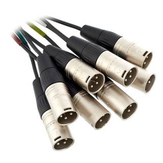 Cordial CML8-0MV5C Intro multikabel 8x XLR male - 8x 6.3mm TRS jack 5m