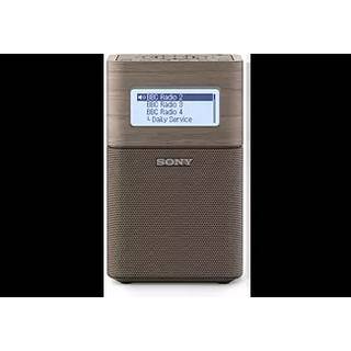Sony XDR-V1BTD wekkerradio met Bluetooth en DAB+ bruin