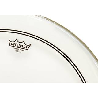 Remo Powerstroke 3 Clear Bass 24 With White Falam Patch