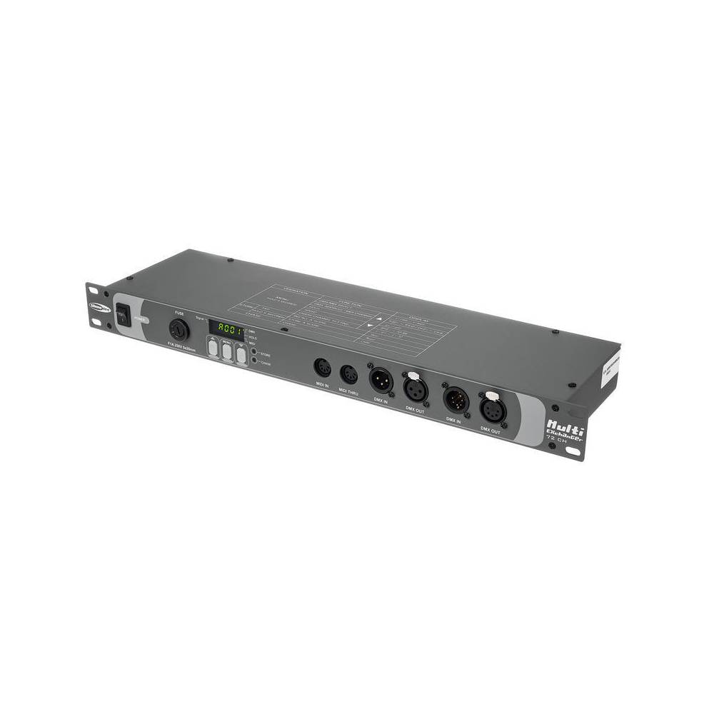 Showtec Multi Exchanger 72 Ch 3+5 pin Demultiplexer
