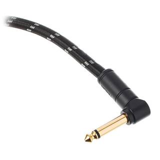 Fender Deluxe Cables instrumentkabel 90 cm zwart tweed