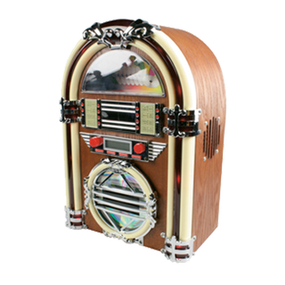 BasicXL Retro Jukebox met radio en CD-speler