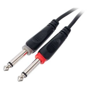 Cordial EY3WRPP Elements haakse 3.5mm TRS jack - 2x 6.3mm TS jack 3m