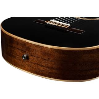 Ortega Performer Series RE238SN-BKT Full-Size Guitar Black elektrisch-akoestische klassieke gitaar met gigbag