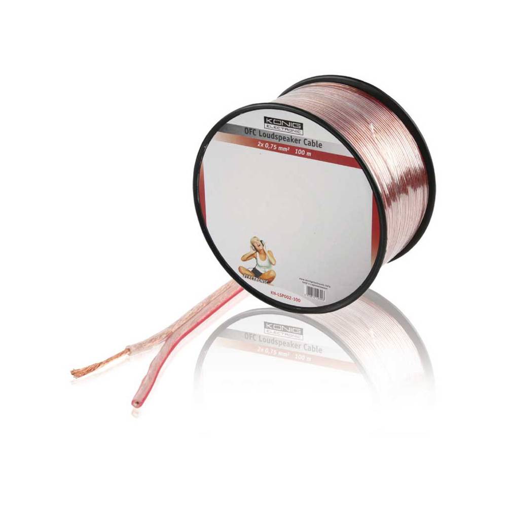 Konig OFC Luidsprekerkabel 100m