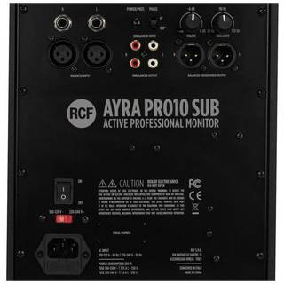 RCF Ayra Pro 10S actieve studio subwoofer (per stuk)