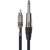 Yellow Cable K01-3 RCA male - 6.3mm TS jack male