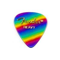 Fender 351 Shape Premium Picks Rainbow Heavy (set van 12)