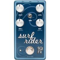 SolidGoldFX Surf Rider IV Modulated Spring Reverb effectpedaal met drie reverb tank-emulaties