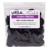Ursa Straps Plush Circles 100x camouflage voor dasspeldmicrofoons (zwart)