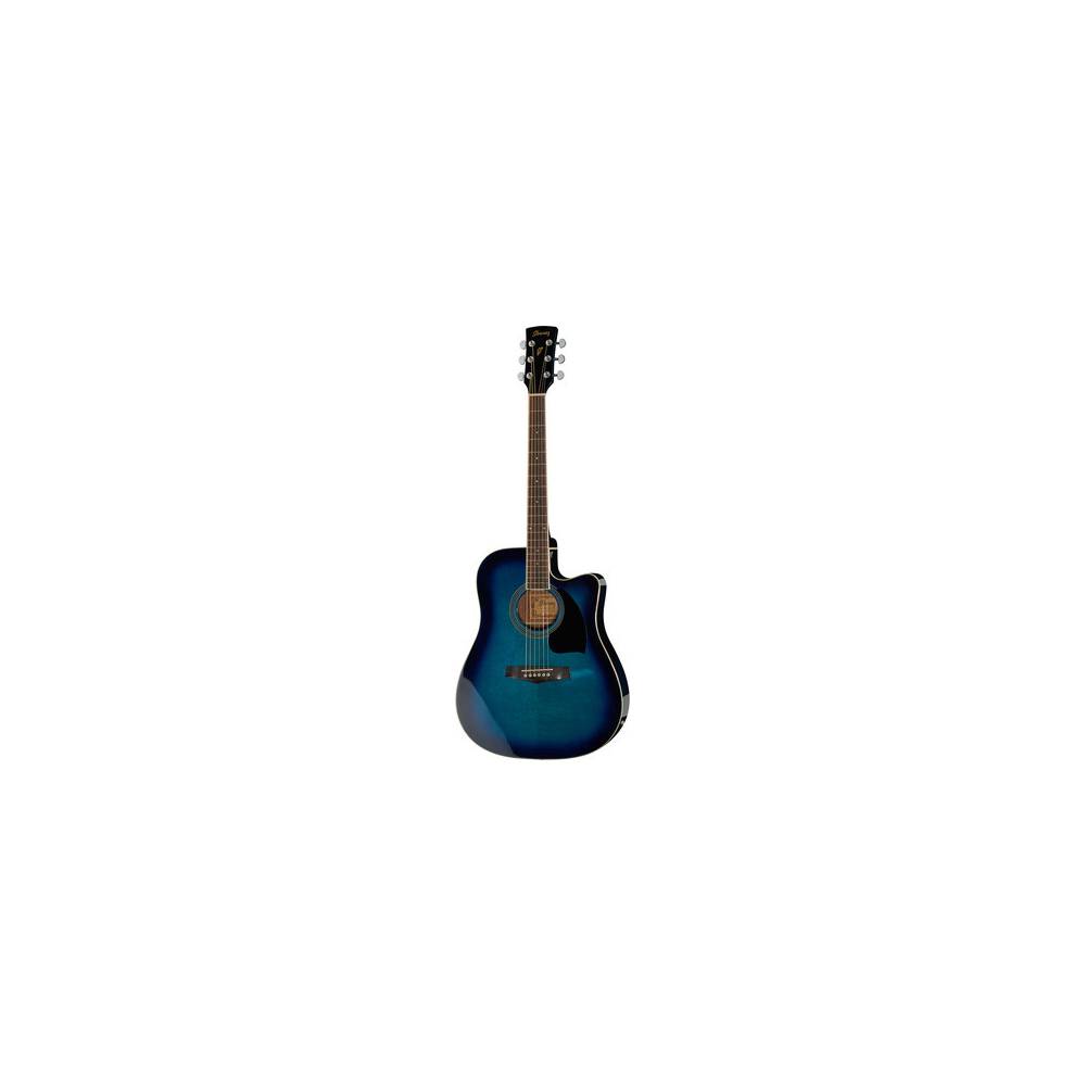 Ibanez PF15ECE-TBS Transparent Blue Sunburst elek. akoestisch