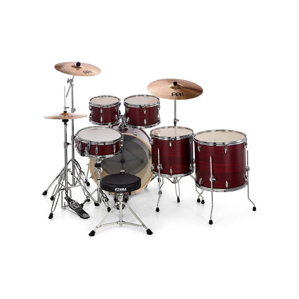 Tama IE62H6W-BWW Imperialstar Burgundy Walnut Wrap 6d. drumstel