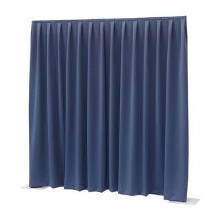 Showtec Pipe and drape Dimout 400x300cm geplooid blauw