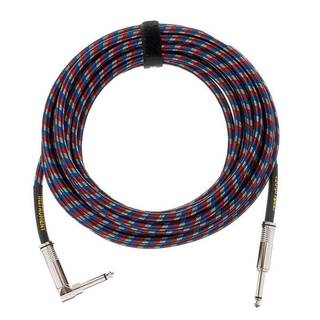 Ernie Ball 6063 Braided Instrument Cable, 7.5 meter, 4 kleuren