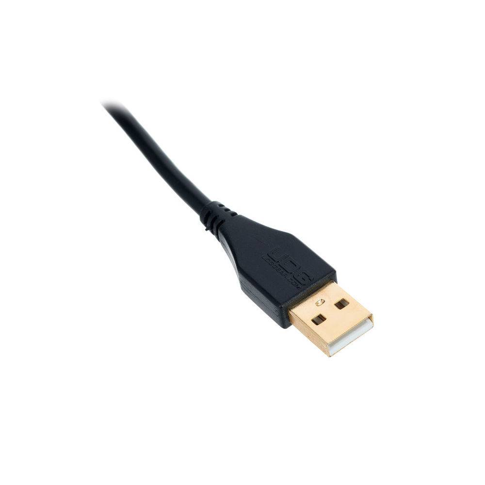 UDG U95001BL audio kabel USB 2.0 A-B recht zwart 1m