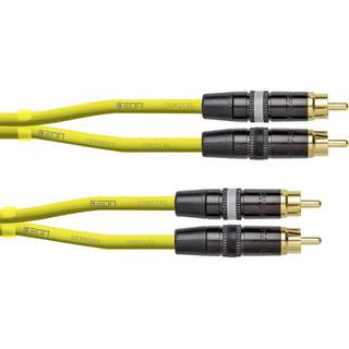 Cordial DJ-RCA3Y CEON 2x RCA kabel 3 meter, geel