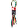 Stagg SPC060S E stereo patchkabel 6-pack 60 cm