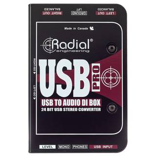 Radial USB-Pro Stereo USB Laptop DI