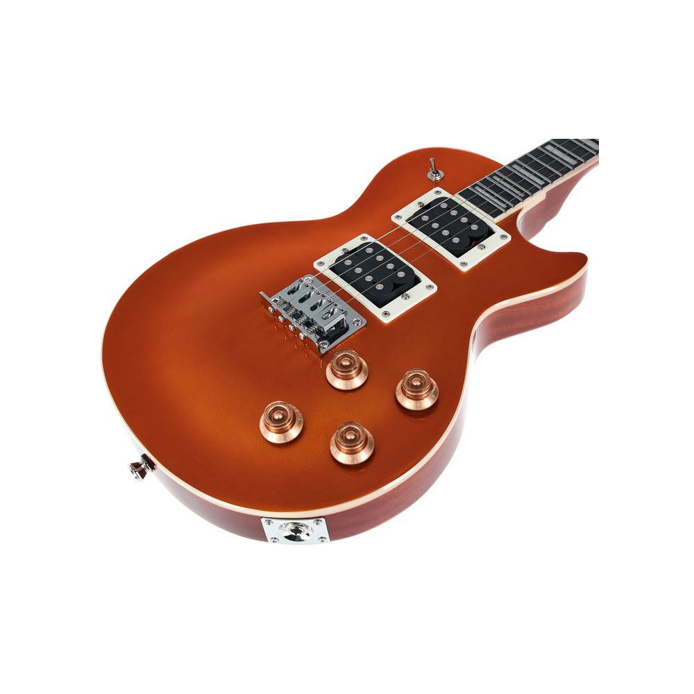 Flight Rock Series Centurion Tenor Vintage Gold solid body elektrische ukelele met gigbag