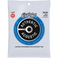 Martin Strings MA190 Authentic Acoustic SP 80/20 Bronze 12 String Light