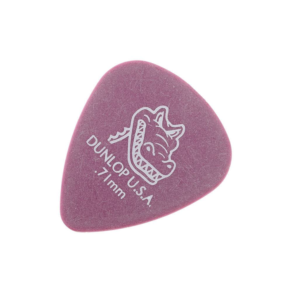 Dunlop Gator Grip 0.71mm 12-pack plectrumset donkerpaars