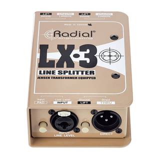 Radial LX-3 passieve splitter gebalanceerd signaal - 1 in 3 out