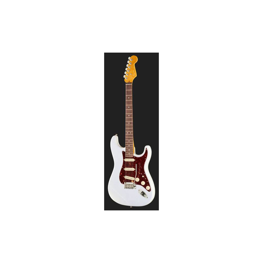 Fender American Ultra Stratocaster Arctic Pearl RW met koffer