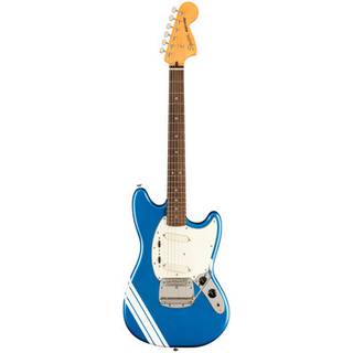 Squier Classic Vibe 60s Competition Mustang Lake Placid Blue Olympic White Stripes FSR elektrische gitaar