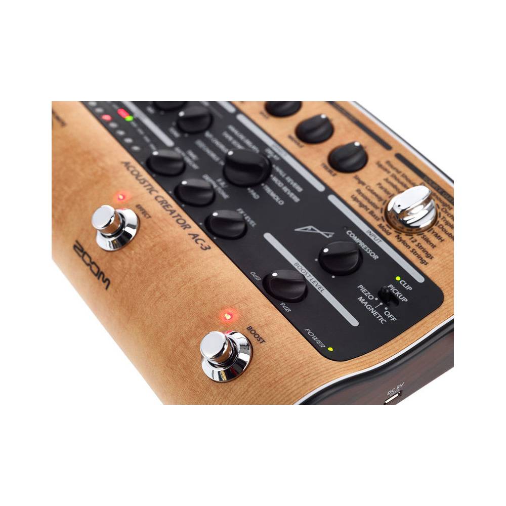 Zoom AC-3 Acoustic Creator DI / effect voor akoestische gitaar