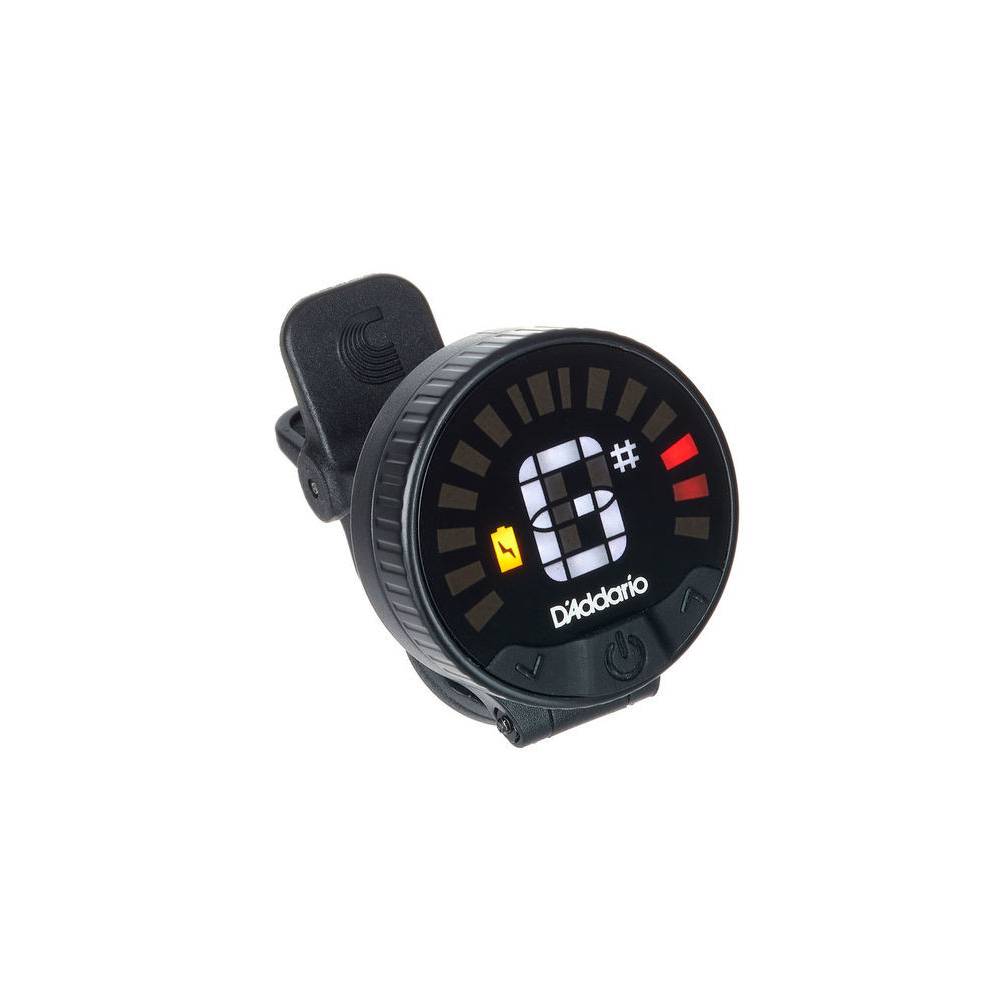 D'Addario Nexus 360 heroplaadbare clip-on tuner zwart