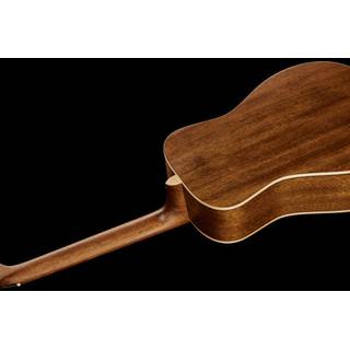 Fender Malibu Special Mahogany Natural Satin elektrisch-akoestische westerngitaar met gigbag