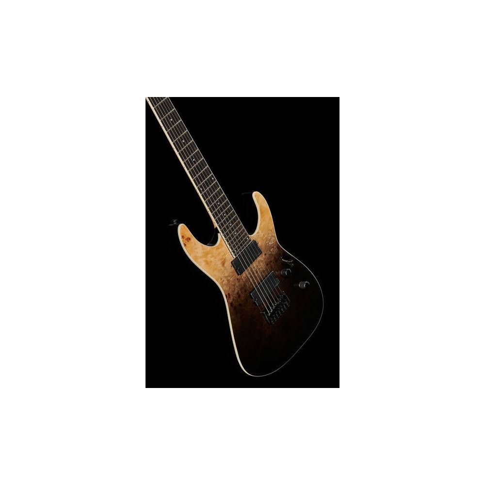 ESP LTD Deluxe M-1007HT Black Fade 7-snarige elektrische gitaar