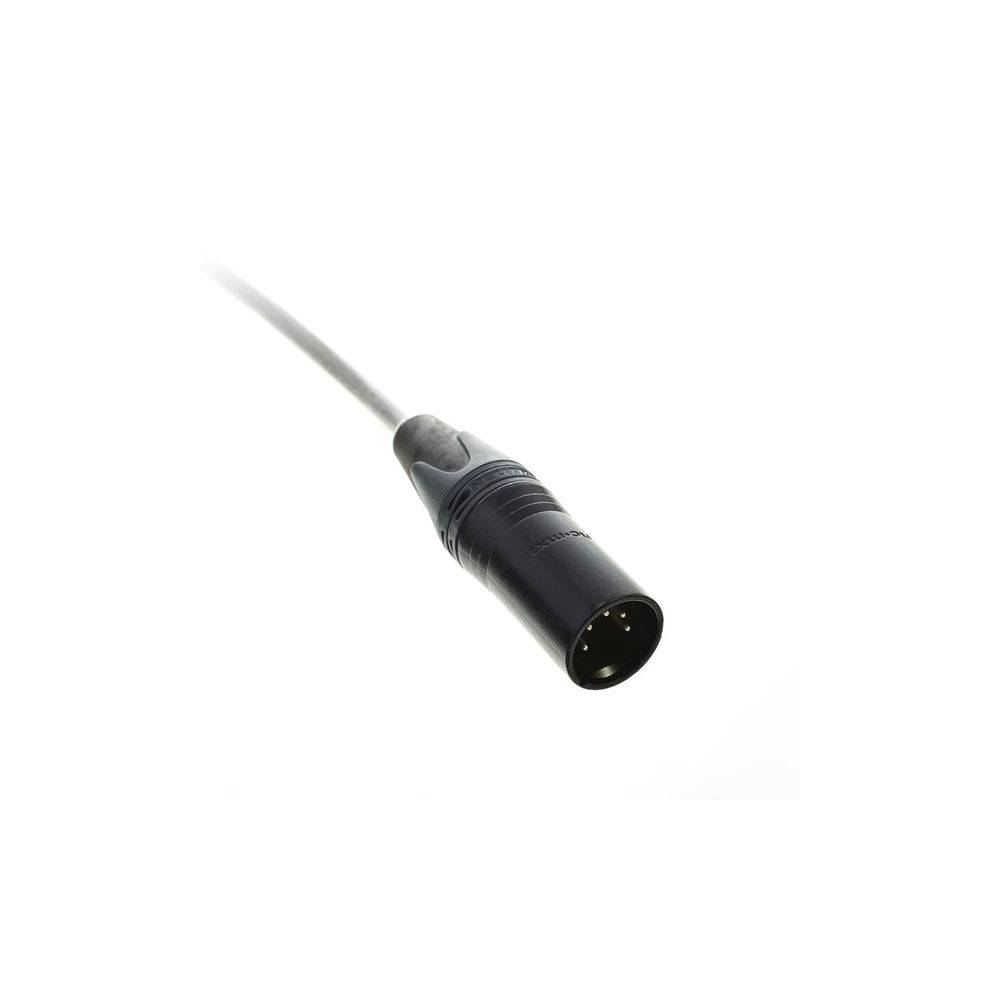 Cordial CDX20-1 DMX XLR male - XLR female 5-pins (3 aangesloten) lichtkabel 20m