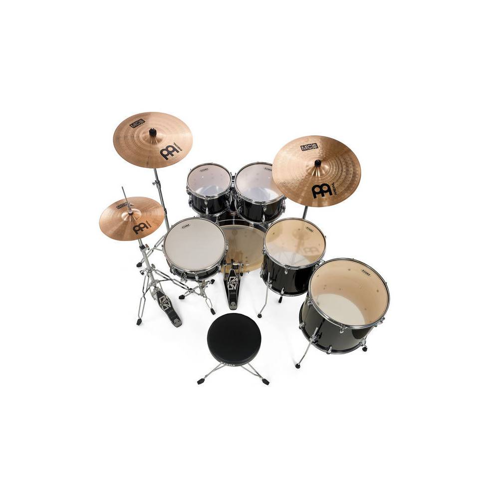 Tama IE62H6W-HBK Imperialstar Hairline Black 6d. drumstel