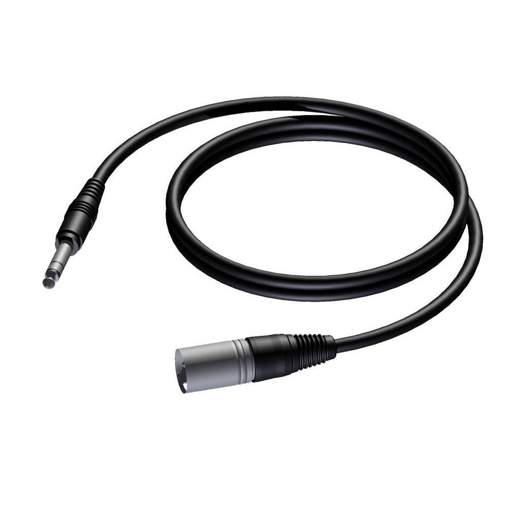 Procab CAB724 XLR male - jack 6.3mm male stereo 1.50 meter