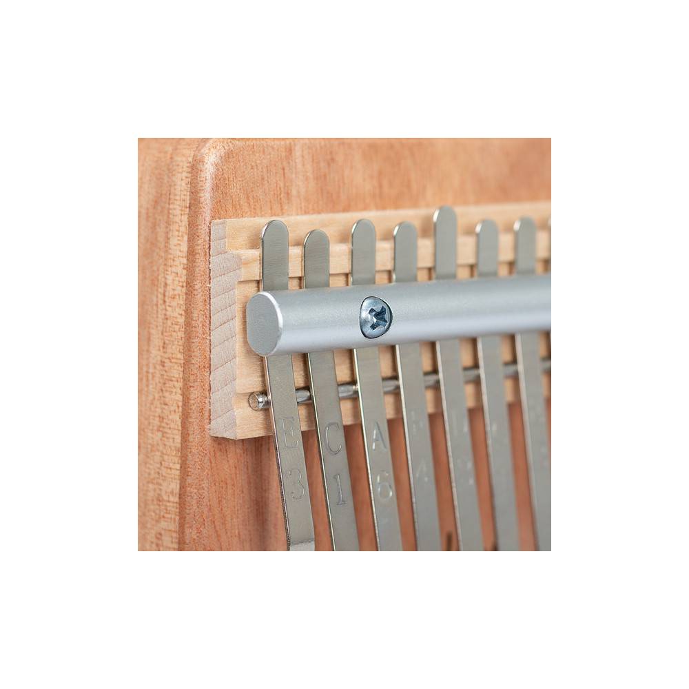 Sela SE 240 Kalimba Mahogany 10 Natural met beschermhoes