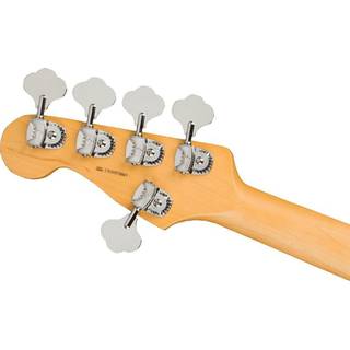 Fender American Professional II Jazz Bass V Mystic Surf Green MN 5-snarige elektrische basgitaar met koffer