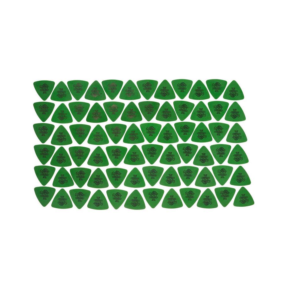 Dunlop 431R88 Tortex Triangle .88mm plectrum groen