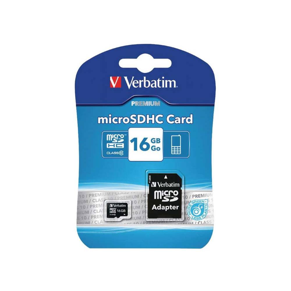 Verbatim MicroSDHC 16 GB Klasse 10