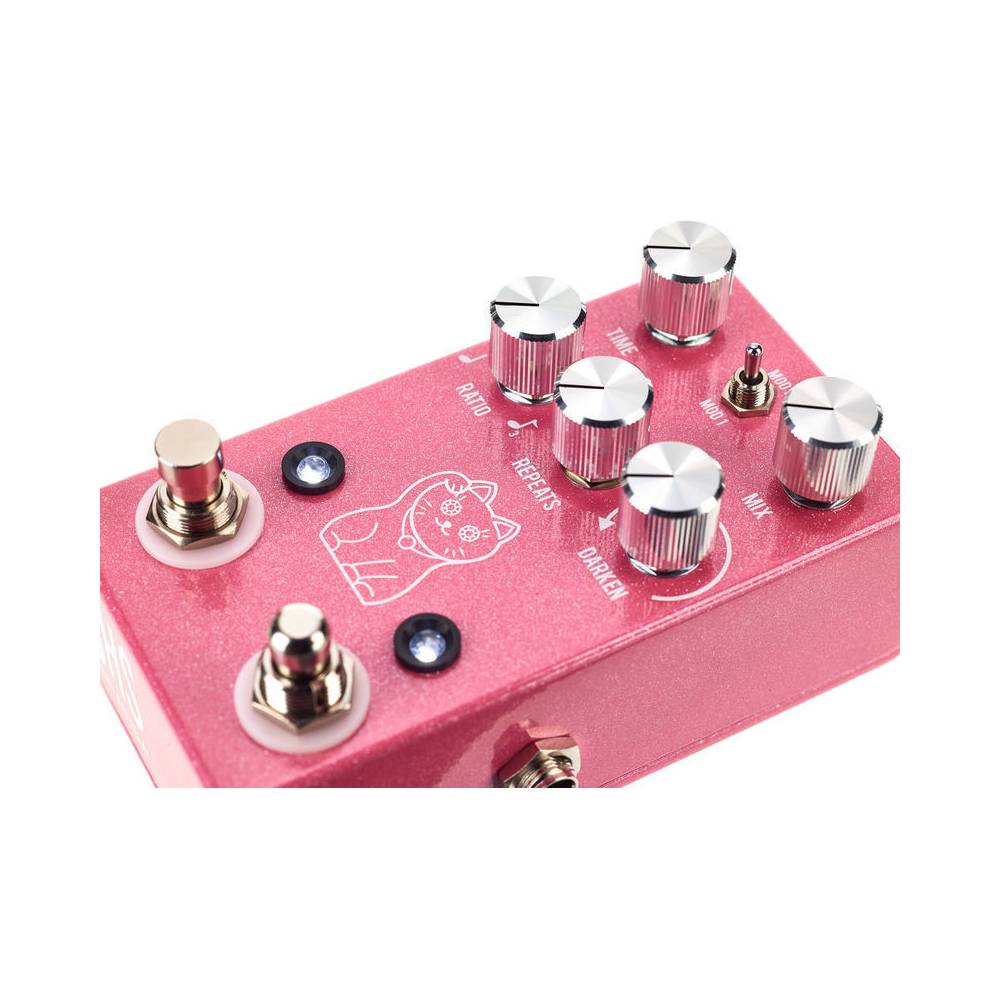 JHS Pedals Lucky Cat Delay Pink