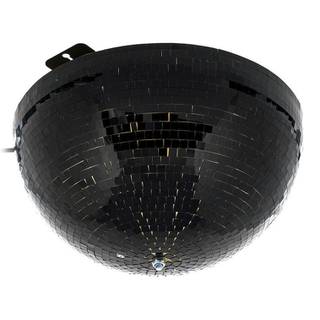 Eurolite gemotoriseerde halve spiegelbol 40 centimeter zwart