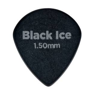 D'Addario 3DBK7-10 black ice plectra 10-pack extra heavy