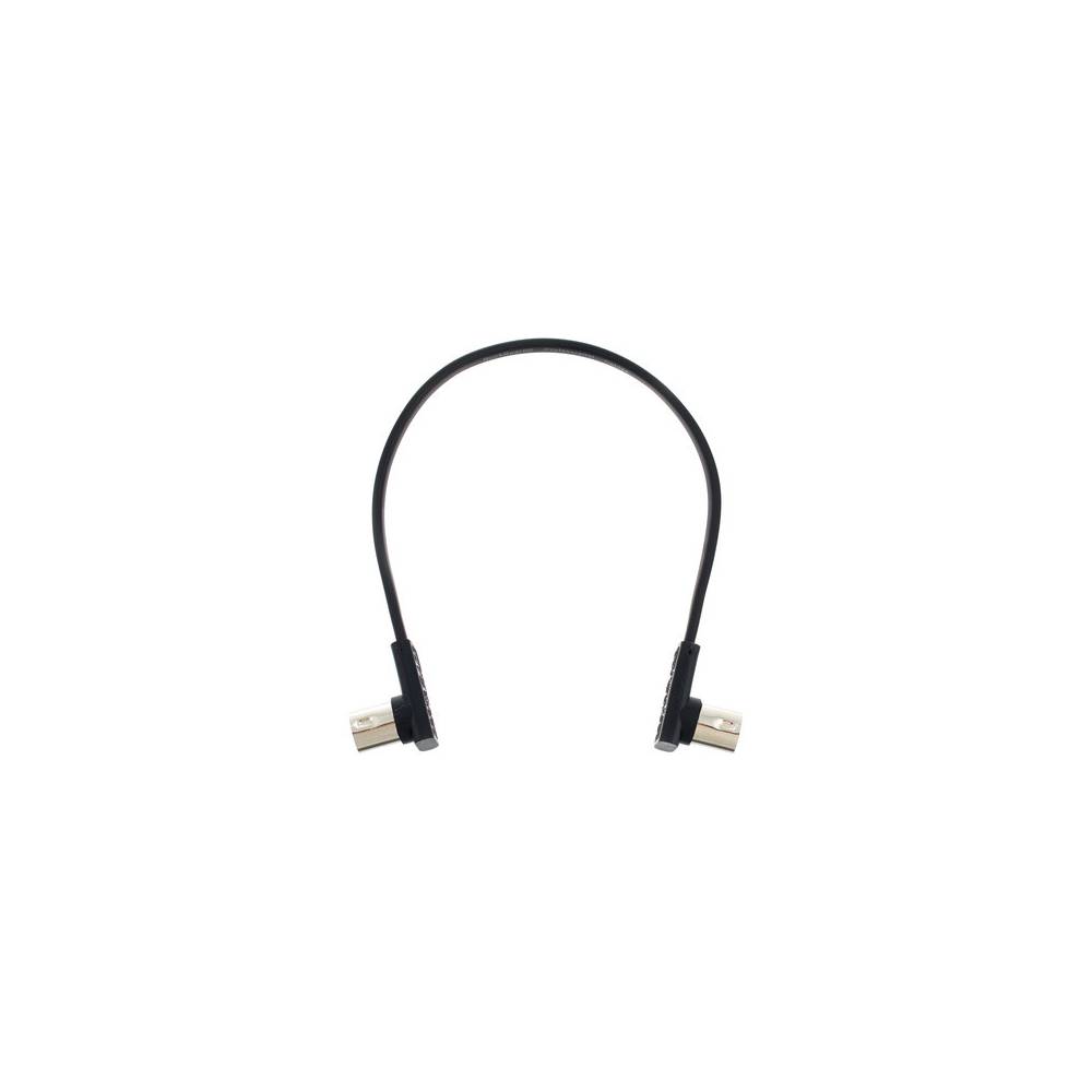 RockBoard Flat MIDI Cable haaks 30 cm