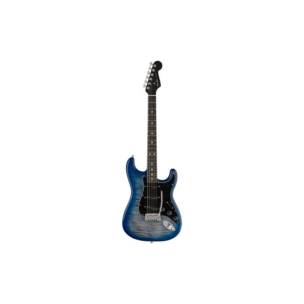 Fender Limited Edition American Ultra Stratocaster EB Denim Burst elektrische gitaar met koffer