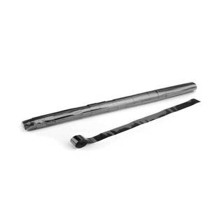 MagicFX Streamers 10m x 2.5cm zwart metallic