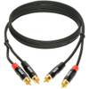 Klotz KT-CC150 MiniLink Pro stereo twin kabel RCA verguld 1.5m