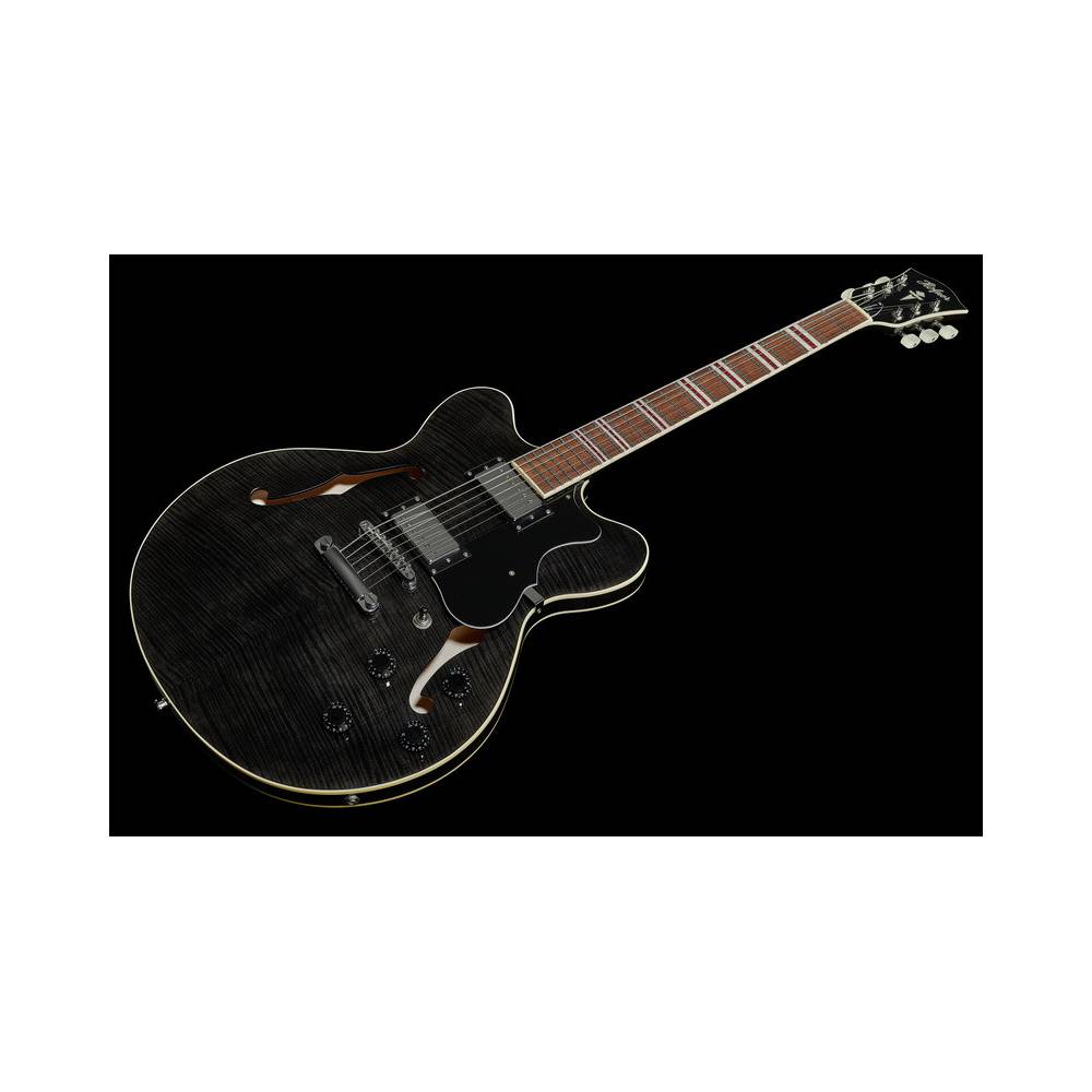 Hofner Verythin CT Black semi-akoestische gitaar